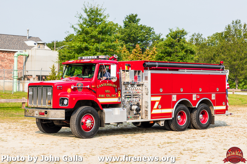 File photo: Canterbury Volunteer Fire Company (Connecticut) vehicle. This is an archival department photo, not the incident reported.