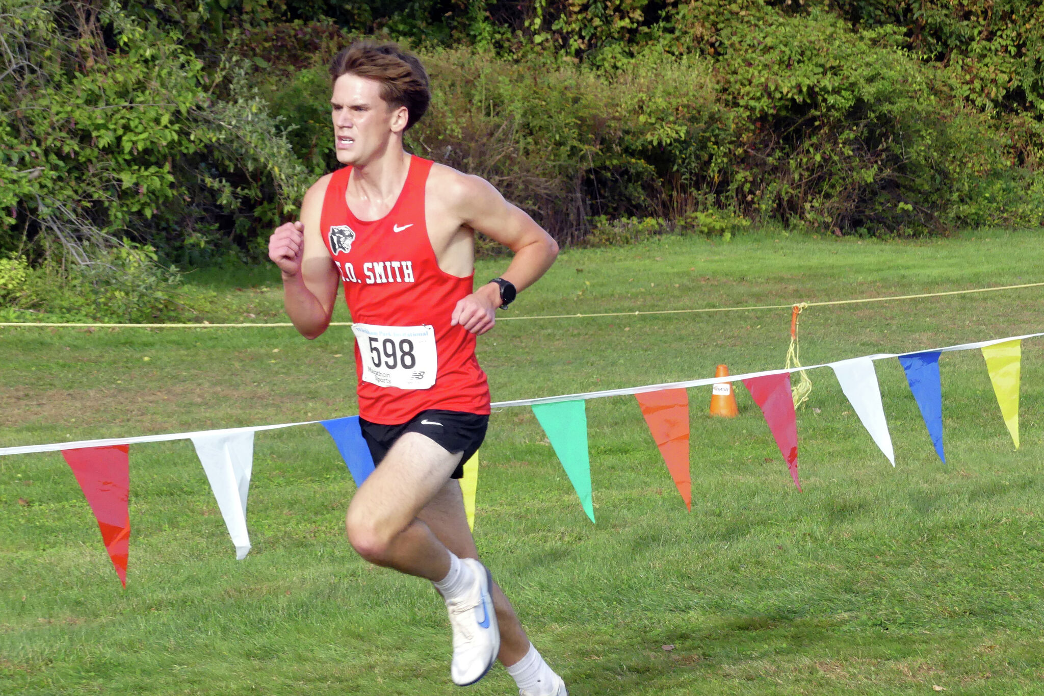 Gabriel White of E.O. Smith at the October 10, 2026 Wickham Park Invitational.