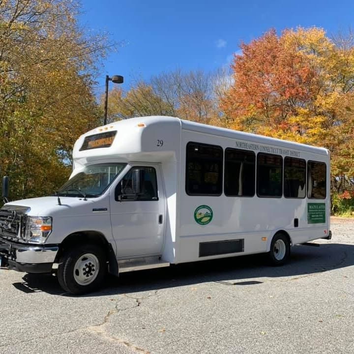 Archive photo: A Northeastern Connecticut Transit District bus, published by the district April 4, 2024. Not the canceled Plainfield trip.
