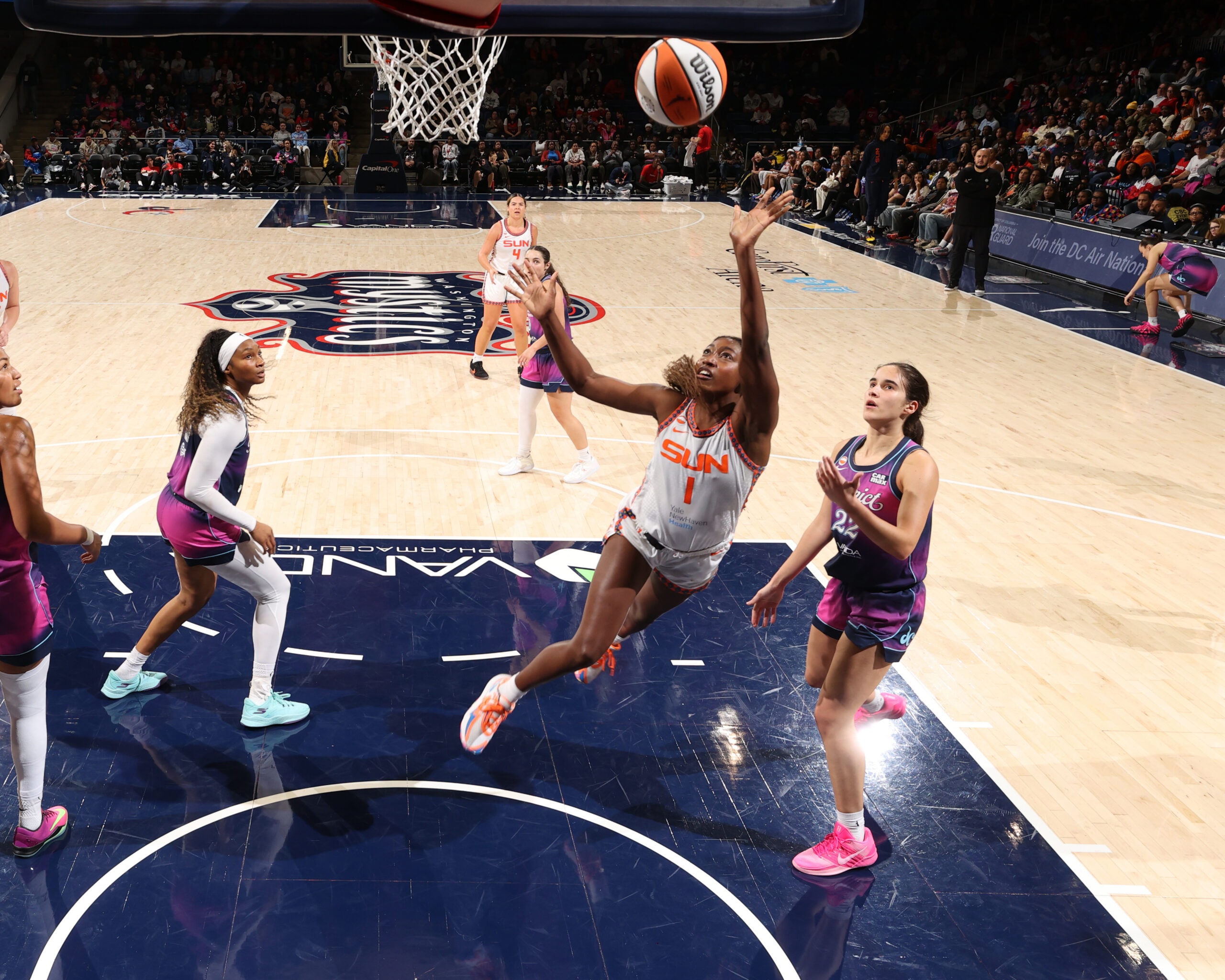 File photo: Connecticut Sun in an earlier game. Not the September 24, 2026 Toronto finale.