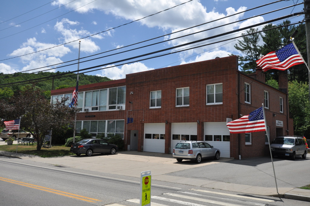 File photo: Sprague Town Offices in Baltic. The town operates the transfer station; this photograph does not show the transfer station or the October 17 disposal day.