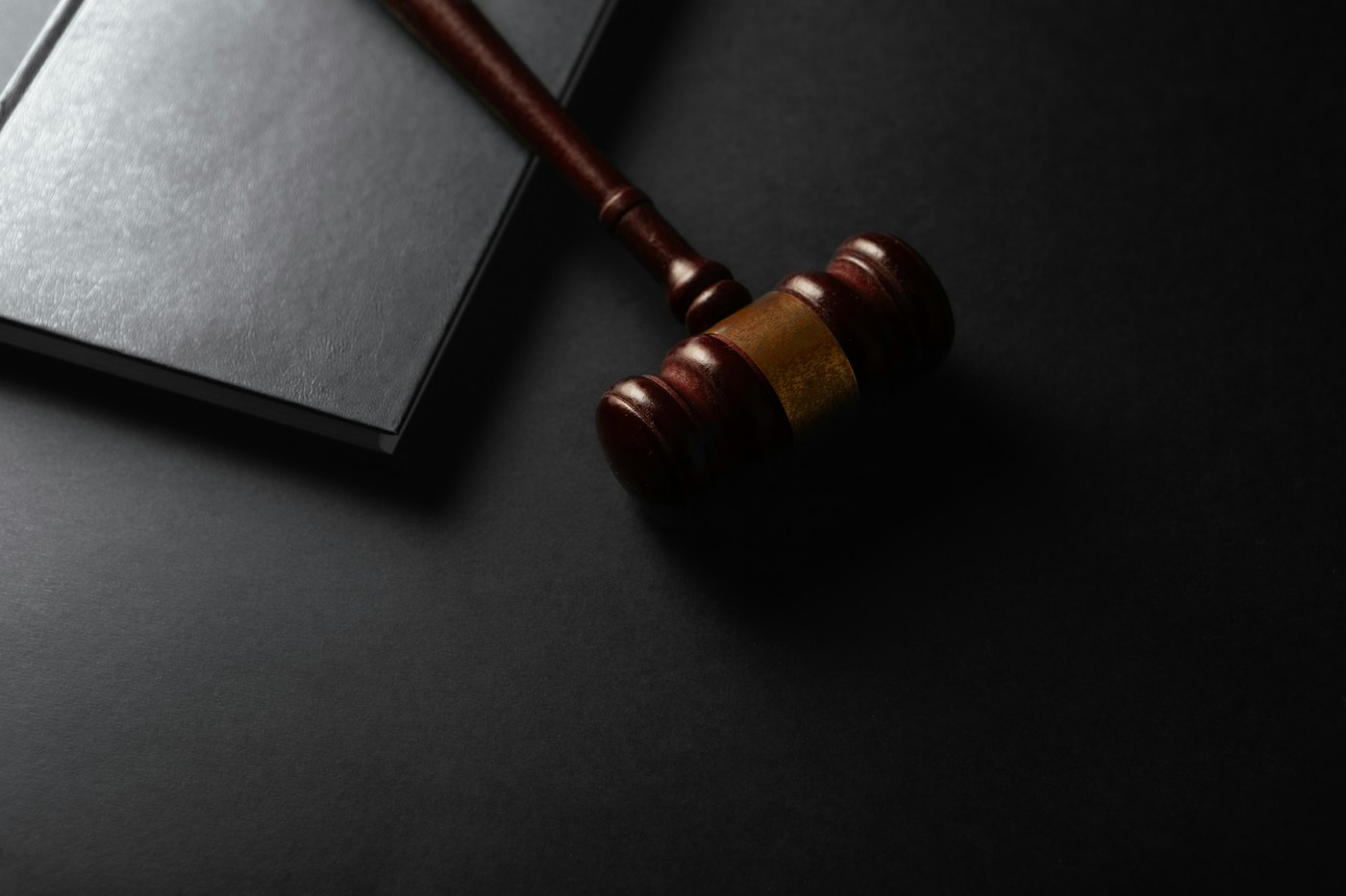 Generic file photo of a gavel and law book; not this story's people, location or event